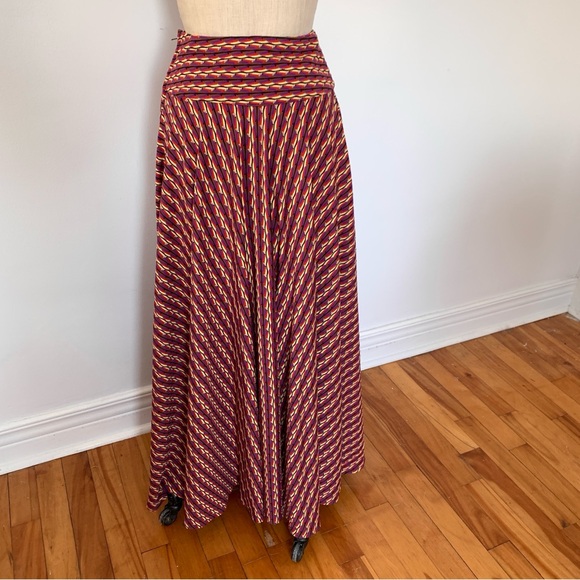 Vintage Knit Skirt Bohemian Gypsy - Picture 5 of 8
